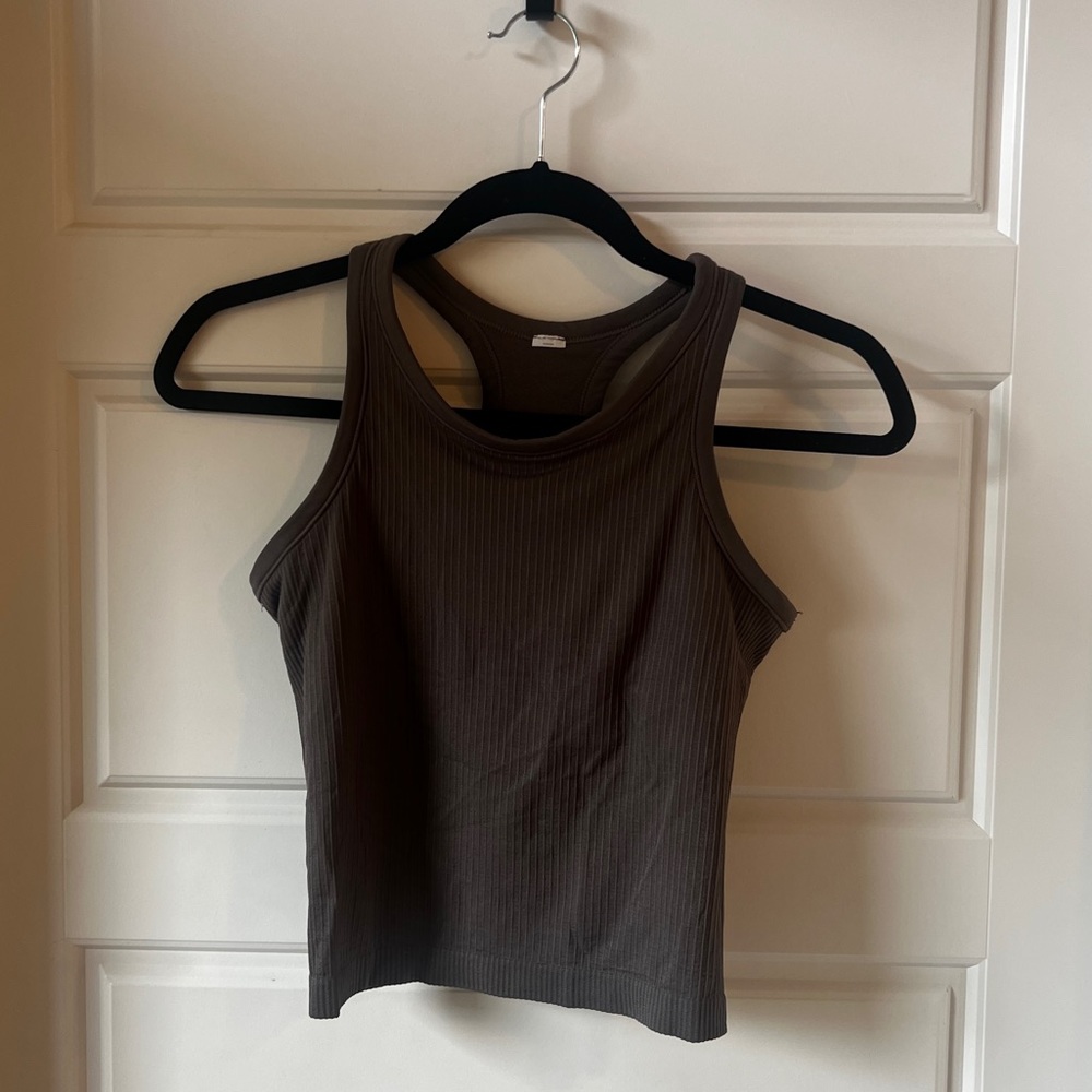 Lululemon Ebb to Street Cropped Racerback Tank Top